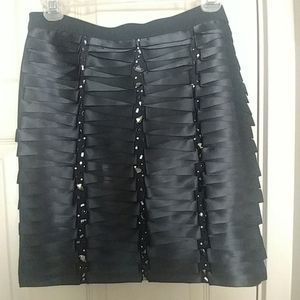 Black embellished skirt. New.Homaira